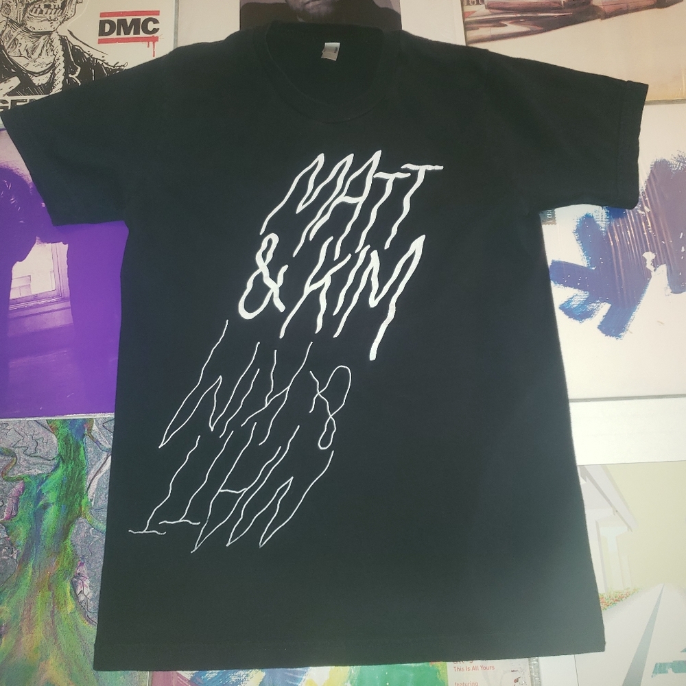 Matt & Kim band concert t shirt